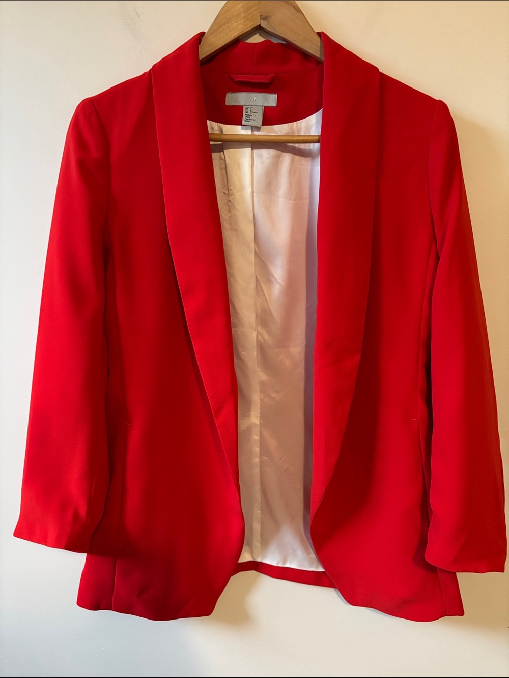 H&M Bright Red Women's Blazer
